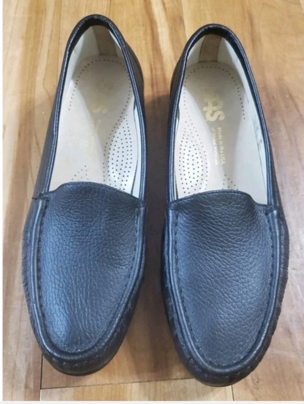 SAS Simplify Black Leather Women's Loafer ,Size 9M
